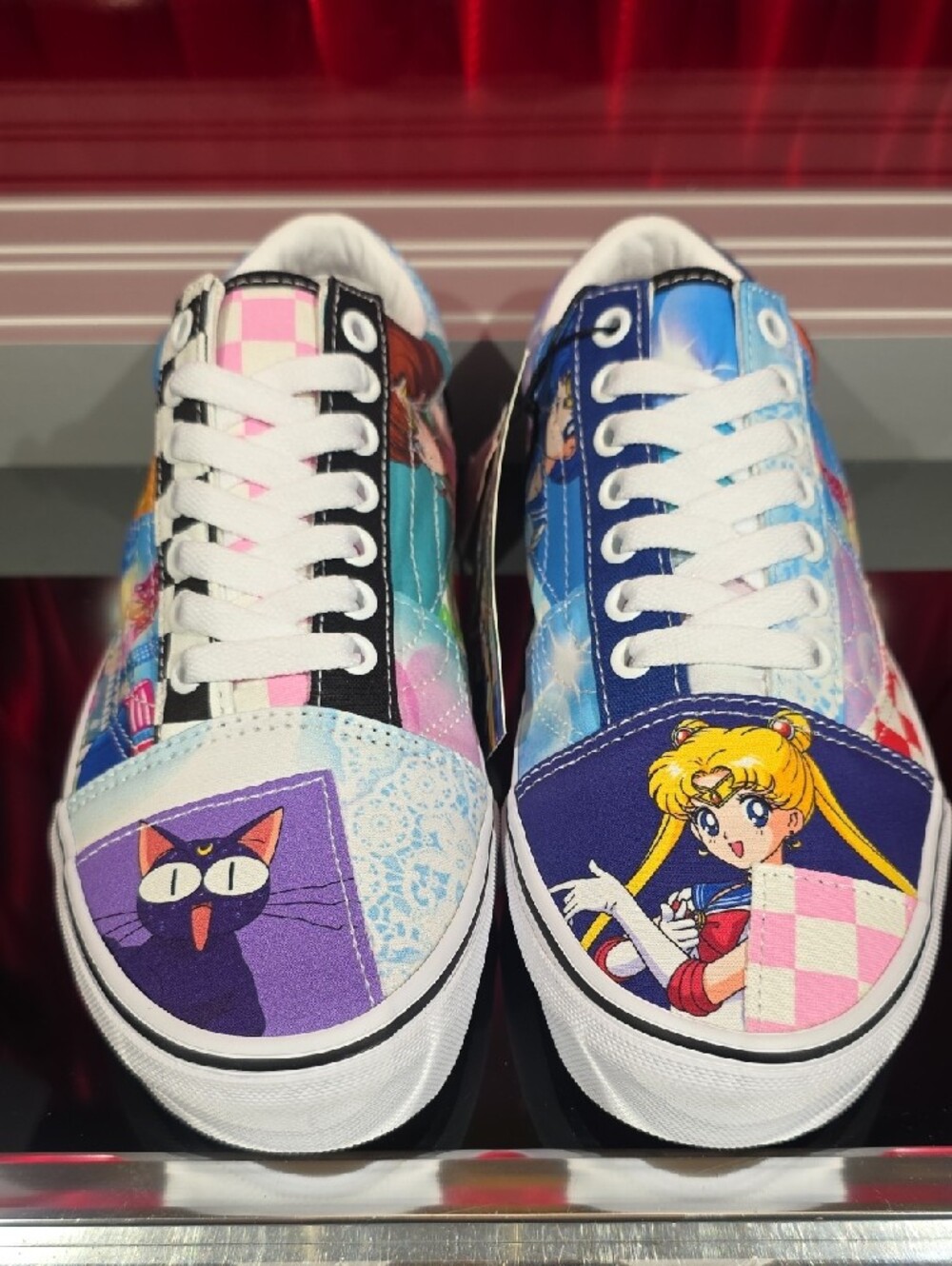 Vans Old Skool Patchwork Pretty Guardians Sailor Moon Men Size 7 Women Size 8.5 - Picture 3 of 7